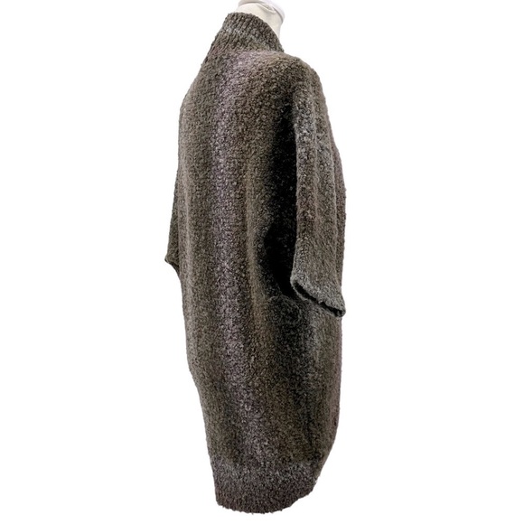 Kerisma Wool Blend Longline Nubby Cocoon Open Cardigan Sweater Size Small/Medium - Picture 5 of 9